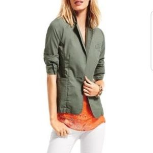 Cabi women small blazer jacket Army green